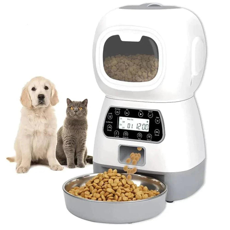 Alimentador Automático para Cães e Gatos - makshopp