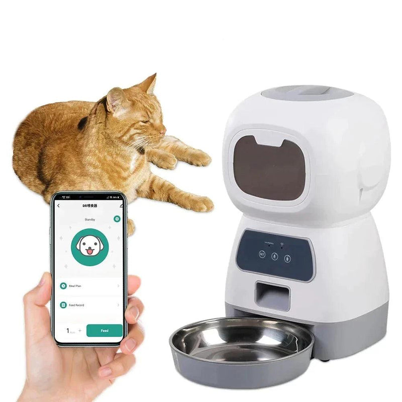 Alimentador Automático para Cães e Gatos - makshopp