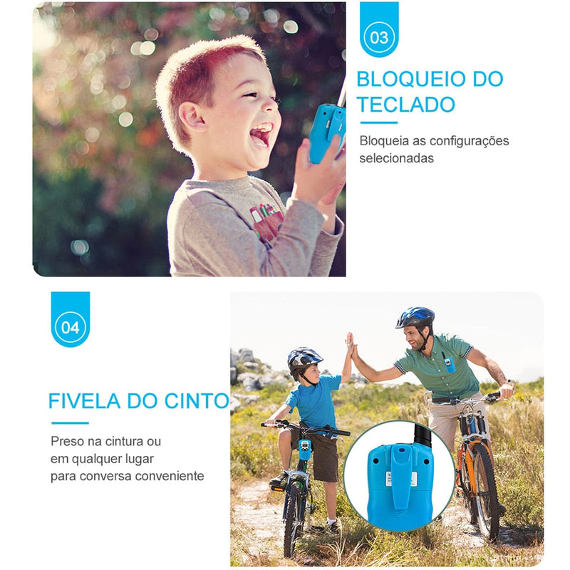 Walkie Talkie Portátil infantil - makshopp