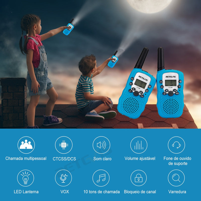 Walkie Talkie Portátil infantil - makshopp