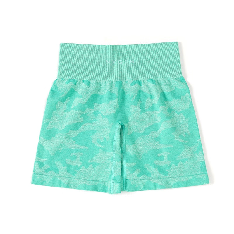 Shorts sem costura camuflado - makshopp